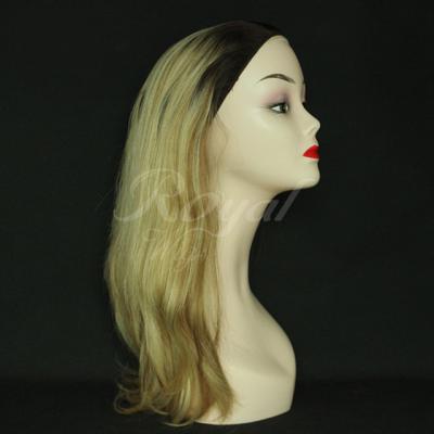 China Blonde Jewish Wigcap Strip Natural Straight Jewish Wig Droplets for sale