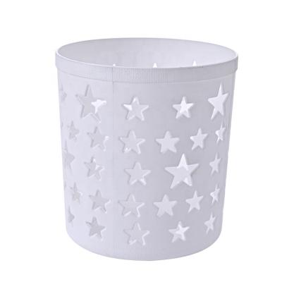 China Innovative Little Stars Large Diameter Up-to-Date Desk Pencil Holder Plastic Pen Holder For School And Organizer Desk for sale