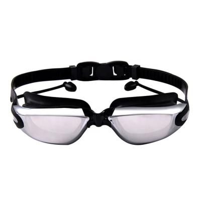 China Wholesale Universal Waterproof Adult Myopia Silicone Glass Anti Fog Swimming Electroplating Glass for sale