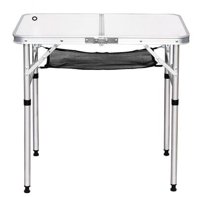 China Aluminum Adjustable Height Folding Table Camping Easy-Carry Outdoor Picnic for sale