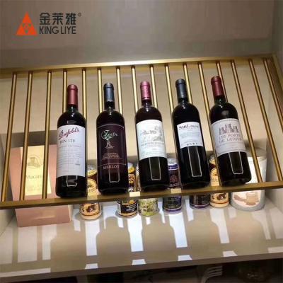 China Rice Color Leather Stored Wine Rack Bottle Storage Home Organizer for sale