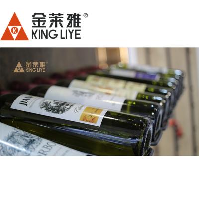 China High Quality Wall Mounted Wine Rack Wine Rack Aluminum Stocked Wine Bottle Display Rack With Factory Price for sale