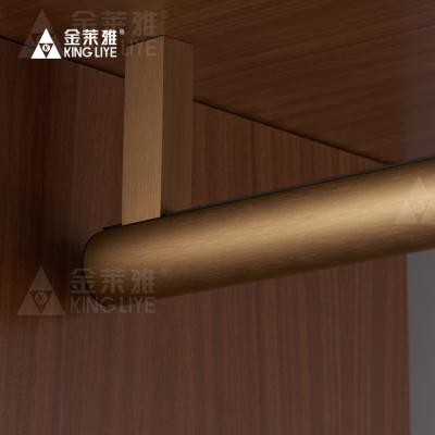 China modern factory extruded aluminum tube for aluminum profile tube wardrobe cloest hanger rod designer team for sale