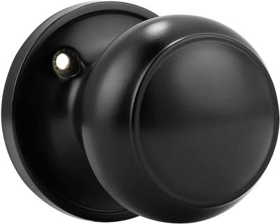 China Contemporary Classic Cabinet Door Knobs Dummy Door Knob, Individual Non-rotating Dummy Door Knob Single Side, Black Interior Door Knobs for sale