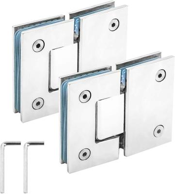 China Modern 90 Degree Shower Door Hinge Cabinet Showcase Heavy Duty Glass Flange Glass Replacement Wall-to-Glass for sale