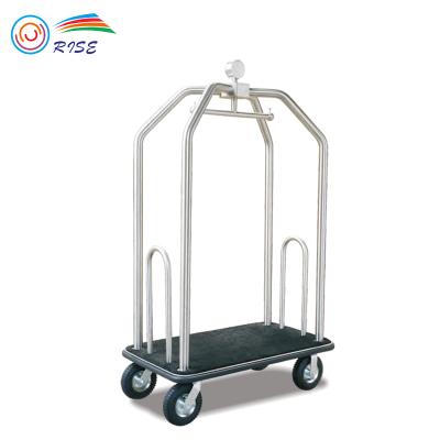 China Modern Luxury 5 Star Hotel Lobby Equipment Trolley Luggage Trolley for sale