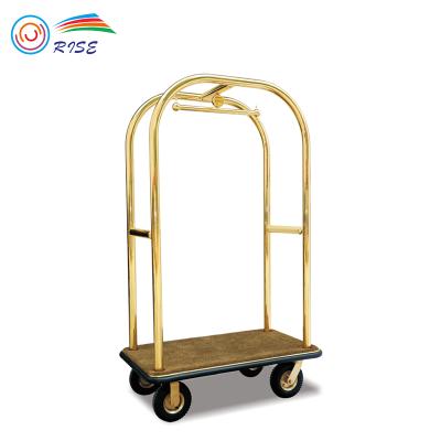 China Modern hot sale good price luggage cart /hotel hand check luggage cart / town crier cart for sale