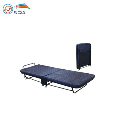 China Hotel Bed Cheap Price Metal Folding Single Rollaway Extra Bed For Hotel for sale