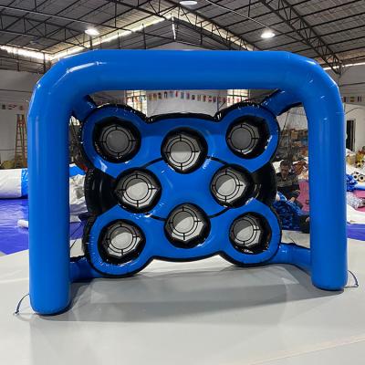 China Outdoor Entertainment Factory Cheap Soccer Goal Inflatable Shooting Target with great price for sale