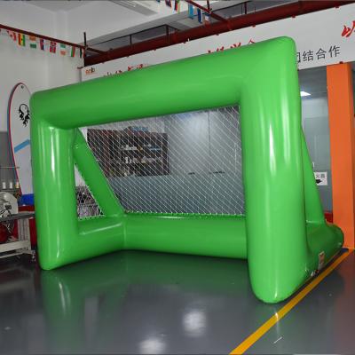 China Outerdoor Amusement Customized Size PVC Tarpaulin Inflatable Goal Post / Inflatable Water Polo Goal For Pool for sale