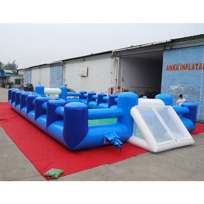 China Outerdoor Amusement 2023 Customized Portable Inflatable Football Field Sport Games Playground Inflatable Ball Games Field for sale