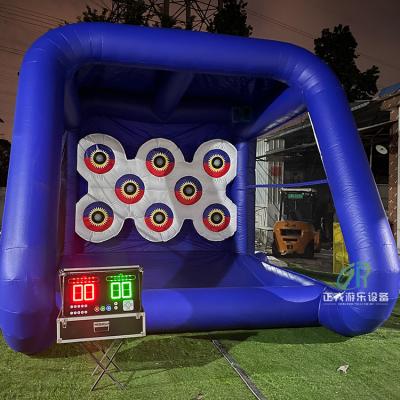 China Outdoor Entertainment Chinese Factory axe throwing football game inflatable carnival games with great price for sale