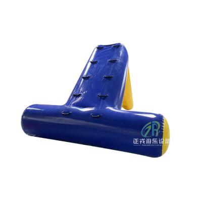 China Outdoor Entertainment Good Quality Custom 0.9mm PVC Tarpaulin Unique Style Inflatable Water Triangle Slides For Sale for sale