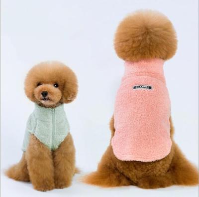 China Dropshipping Pet Puppies Cat Clothes Vest Sweater Coat Viable Chihuahua Dog Jacket Fleece for sale