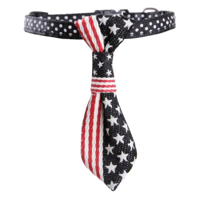 China Dropshipping Viable Adjustable Dog Cat Pet Cute Bow Tie With Bell Puppy Kitten Necktie Bow Tie Dog Collar for sale