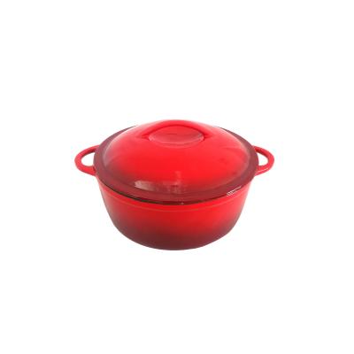 China Wholesale Home Cookware Eco-Friendly Dutch Oven Bread Chicken Beef Stew Casting Iron Pot Sustainable for sale