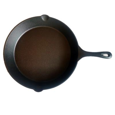 China Good Supplier Cheap Custom Round Cookware Cast Iron Skillet Stick Casserole CLASSIC No for sale