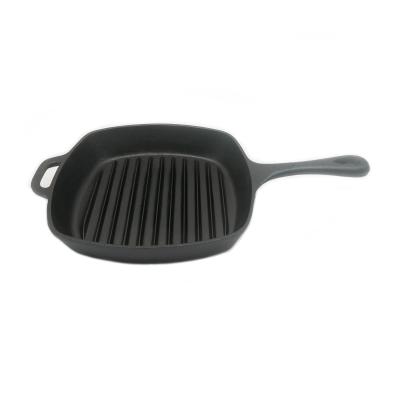 China General Use For Popular Gas Preseasoned Cast Iron Steak Nonstick Grill Pan Griddle Pan Cookware Manufacturer And Induction Cooker 2022 From China for sale