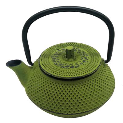 China OEM Sustainable Hot Sale 0.3L Cast Iron Enamel Teapot Water Pot Kettle for sale