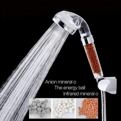 China Newest Style ABS Portable Shower Water Saving Shower Head Hot Selling Anti Limeless for sale