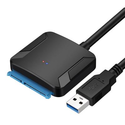 China Plastic Factory Price High Speed ​​USB 3.0 To Sata 3 Adapter Cable Converter For 3.5 Inch 2.5 Inch HDD SSD for sale