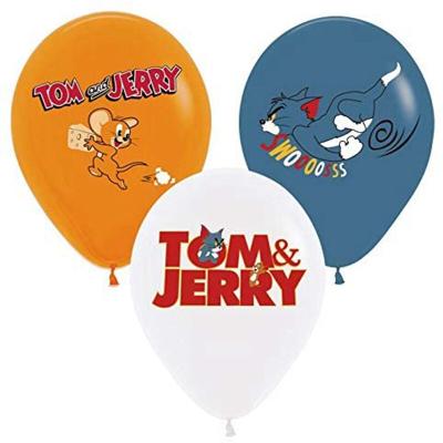 China Dropshipping Tom And Jerry Balloons Birthday Party Decoration Holiday Decoration Supplies Cartoon Theme Party Latex Balloons Set for sale