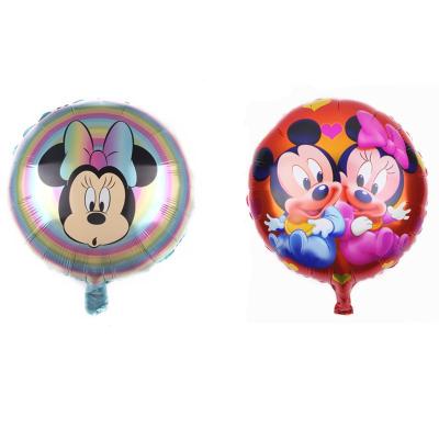 China Birthday Party Decor /Wedding Big Size Movie Cartoon Helium Balloons Birthday Party Decoration/Mickey Minnie Mouse Balloon Aluminum Gifts for sale