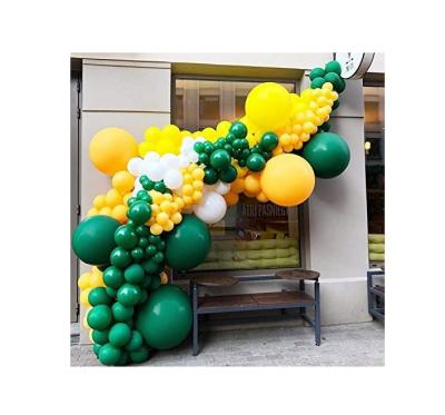 China Mubarak Ramadan Eid Balloon Arch &red &colorful green blue yellow Rainbow Party Supplies Garland Balloon Kit for boy and girl for sale