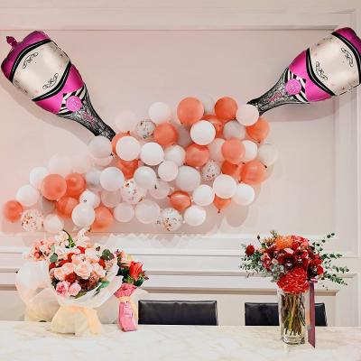 China 59 pcs single party balloon set gold balloon set miss to Mrs bachelor party decoration foil letter combination set balloon for sale