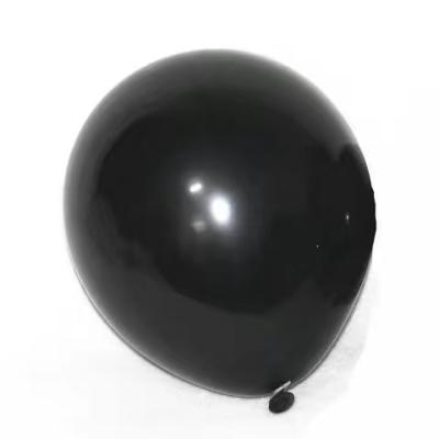 China Hot selling holiday decoration Amazon party decoration latex balloon 12inch 2.8g standard color black latex balloons for sale