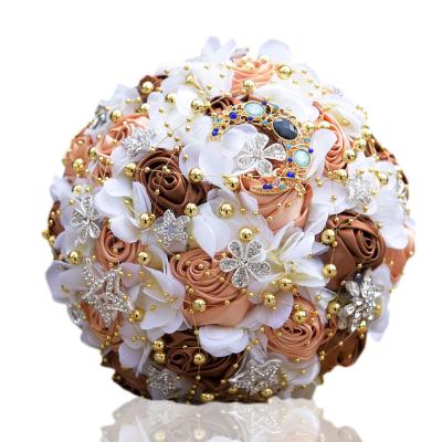 China Popular WeddingParty Wedding Supplies Artificial Flowers Wedding Bouquet Wedding Bridal Bouquets For Bride for sale