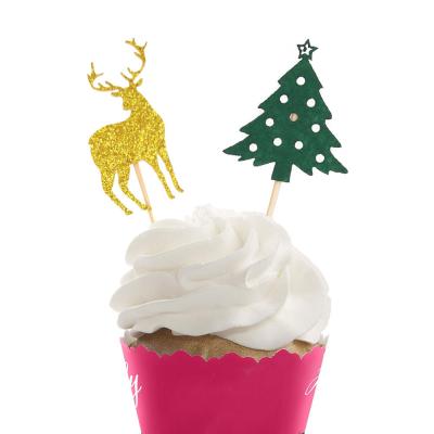 China Plug-in Birthday Christmas Baking Christmas Cake Decoration for sale