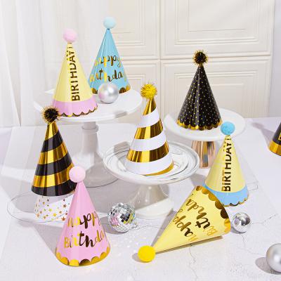 China Paper Party Supplies Decorations Party Hat Favors Birthday Party Supplies Cone Hat for sale