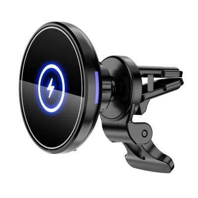 China Magnetic Qi Car Radio Charger Adapter Wireless Charger For Phone Holder Phone Wireless Charger Car Charging Wireless Charger for sale