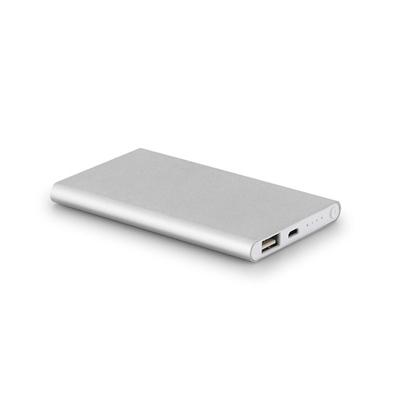 China Promotional Product Support Charging Fast 5000 MAH Power Bank Portable Dual USB Port in Aluminum Shell with Polymer Battery for sale