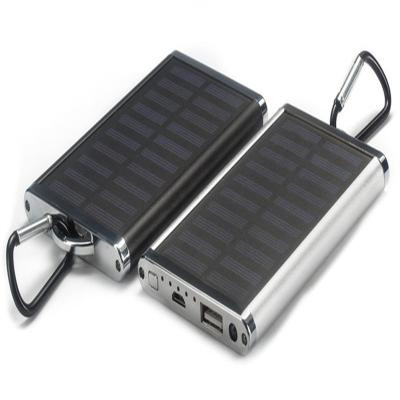 China Fast Charging Support Solar Charger 4000mah Portable Solar Power Bank For Mobile Phones for sale