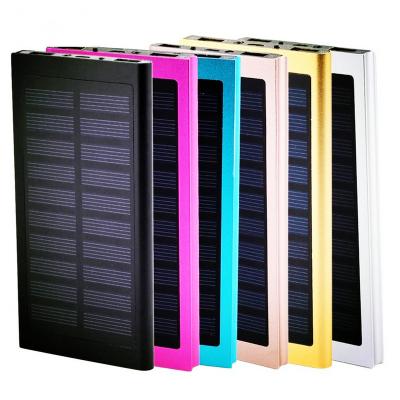 China 10000mah Support 2019 New Fast Charging Portable Solar Power Banks Portable Charger 10000mah Ultra Slim Alloy Powerbank for sale