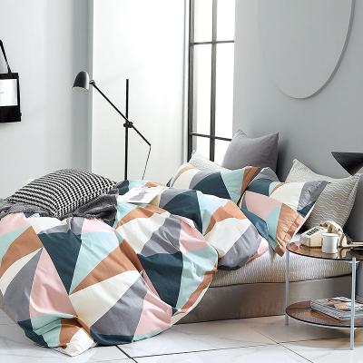 China Factory Sales Direct Nondisposable Nordic Luxury Cotton Printed Bedding Set Cotton Comforter Cover Sheets for sale