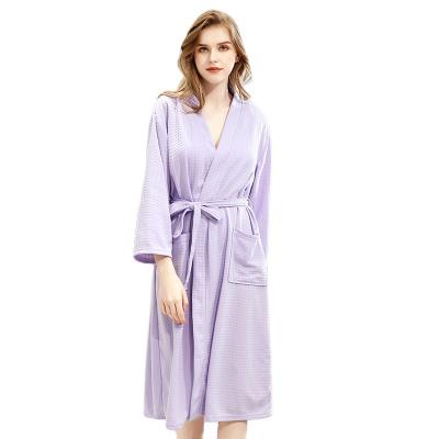 China Factory direct sales breathable luxury hotel spa terry cloth 100% unisex fabric Terry Bathrobe for sale