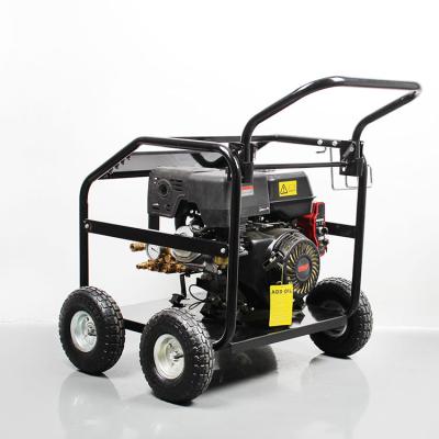 China Commercial Critical Cleaning / 250bar Residue Free Home Use Sudsing Cold Water Gasoline High Pressure Washer Trailer for sale