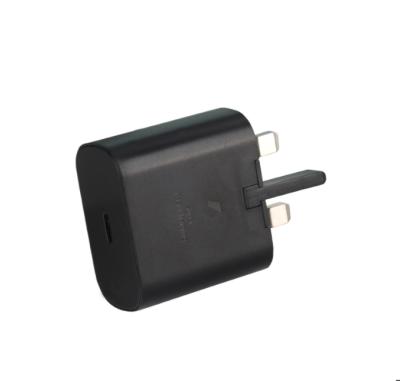 China 12 Months Newest UK 3 Pin PD Version 25W USB C Charger Adapter Plug For Samsung Galaxy S21 for sale