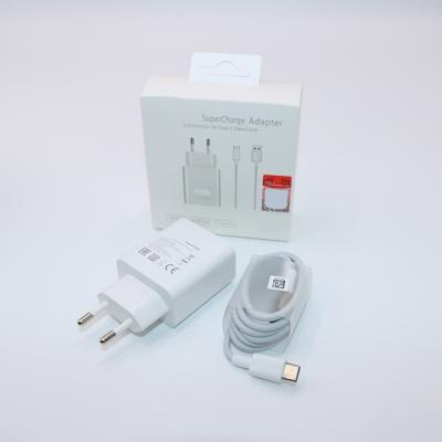 China Original Super USB Wall Travel Fast Mobile Phone Charger Wall Adapter For Huawei Mate 20X P30 P20 Mate 30 With Type C Cable for sale