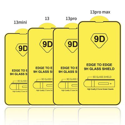 China Full Anti-fingerprint Gule 9D Screen Protector.......For iPhone 13 Tempered Glass For iPhone 13 Pro Max Full Coverage Film for sale