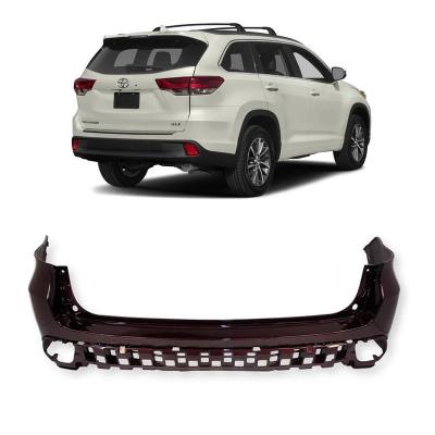 China plastic rear bumper for toyota highlander 2018 for sale