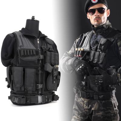 China 600D Oxford Men's Molle Military Tactical Vest Army Invest CS Outdoor Body Armor Hunting Vest Airsoft Paintball Equipment for sale