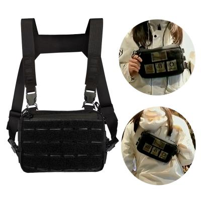 China New Chest Rig Casual Function Outdoor Style Small Tactical Vest Multifunctional Chest Bag Bags Streetwear Waist Bags For Male for sale