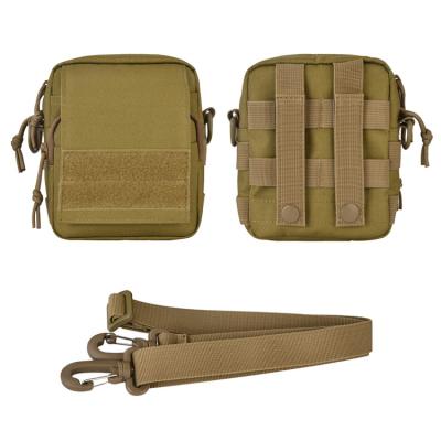 China Outdoor Sport Travel Increasing Sling Man Outdoor Sport EDC Camping Small Shoulder Bag Tactical Camouflage Military Molle Pouch for sale