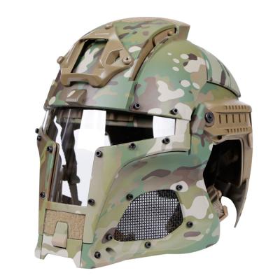 China Military Middle Ages Iron Tactical Warrior Helmet For Outdoor Activity for sale