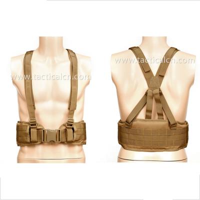 China Ours Police Duty Wholesale Tac Army Sling Waist Strap Tool Military Cross Duty Strapping Belt for sale