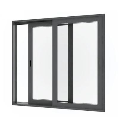 China Magnetic Screen Customized Design Sliding Aluminum Windows And Doors Restaurant Sliding Aluminum Window for sale